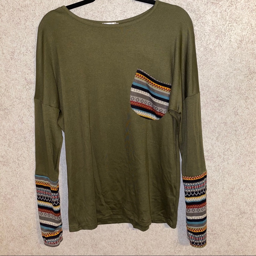 NWT Patterned Blouse